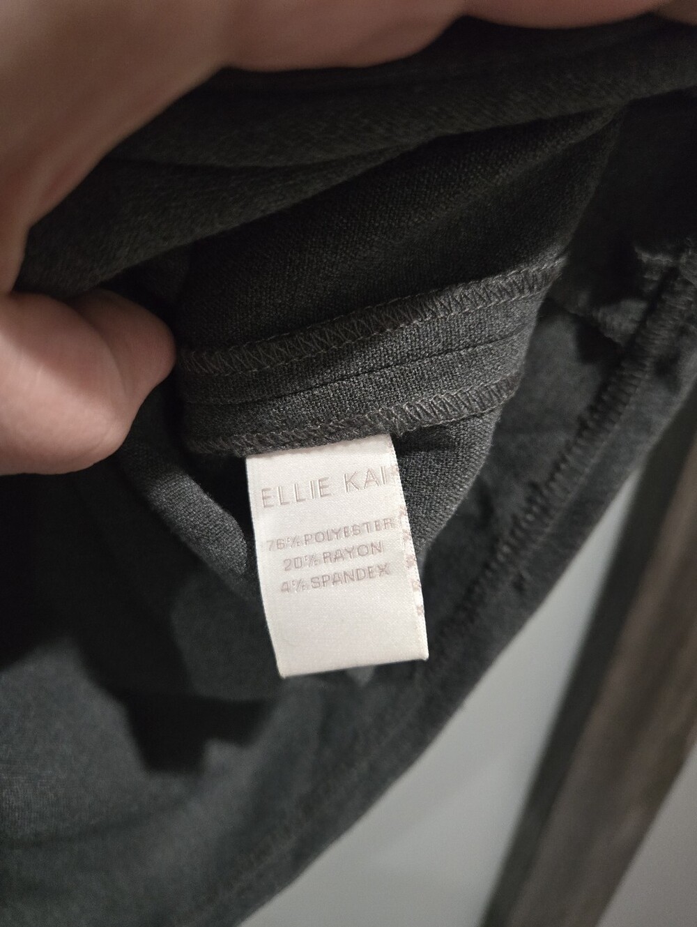 Eileen Kai Gray Shift Dress Size 6 Cutout Sleeve Career Office Minimalist Sheath - Picture 6 of 6